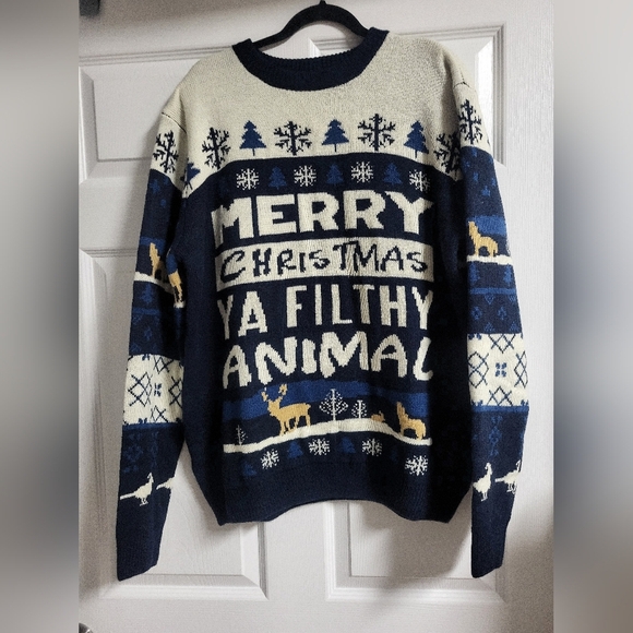 You Look Ugly Today -  Unisex Filthy Animal Ugly Christmas Sweater - Size XL - Picture 1 of 5